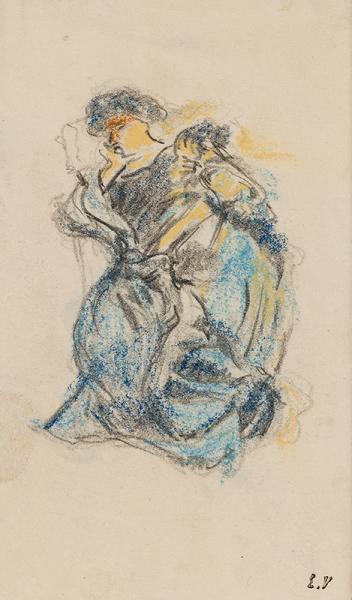 Lucie Hessel somnolente (étude), c. 1911