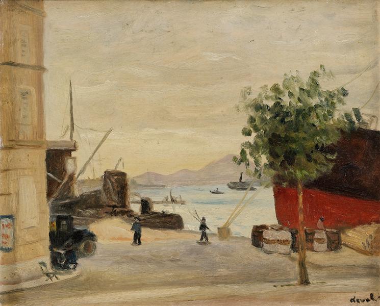 Le port marchand de Toulon