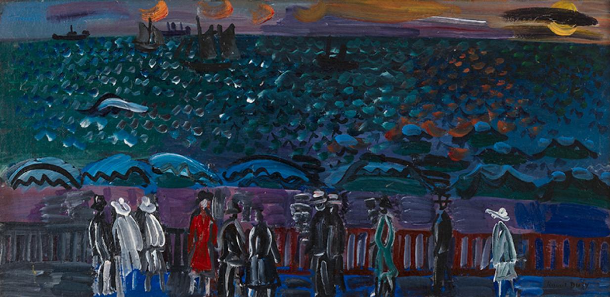 Promenade au bord de la mer (Saint-Adresse), c. 1924