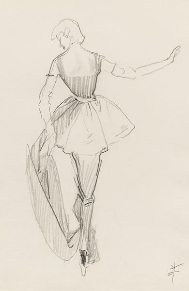 Elégante à la robe échancrée dans le dos