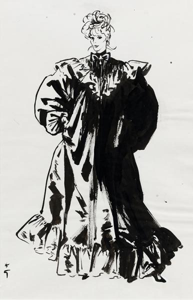 Robe bouffante, maison Crahay